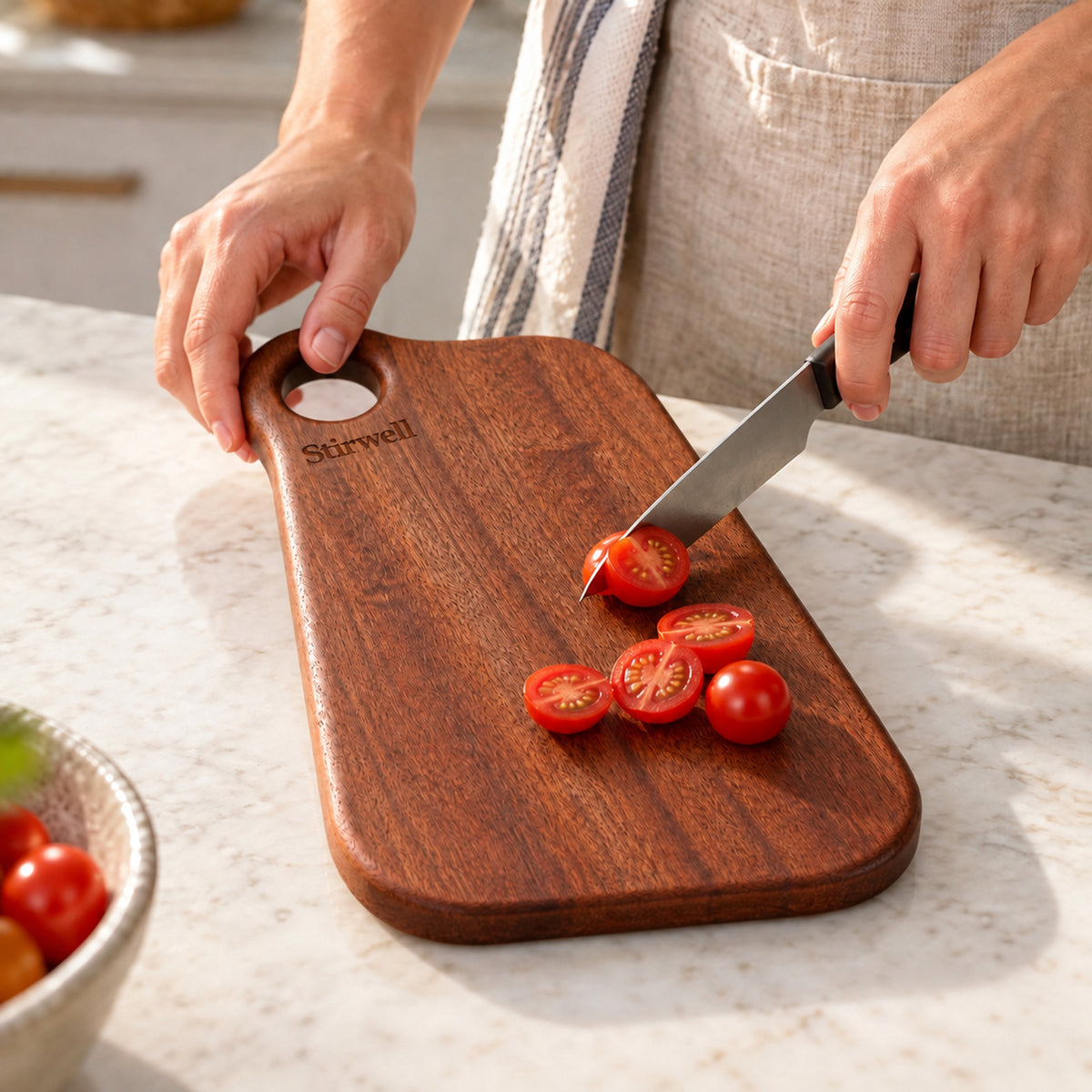 Everyday Prep Board in an everyday kitchen