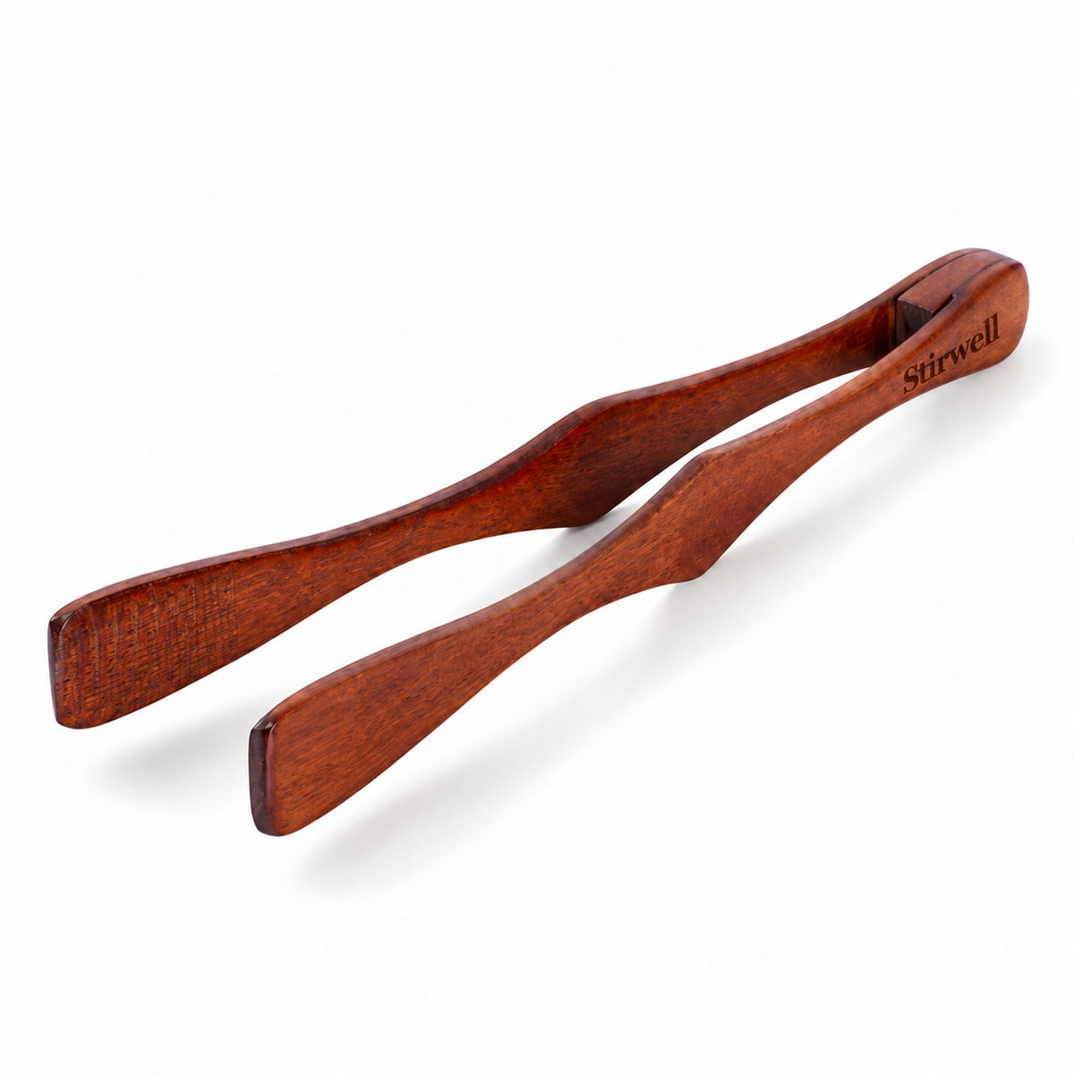 One-Piece Wood Tongs main product image