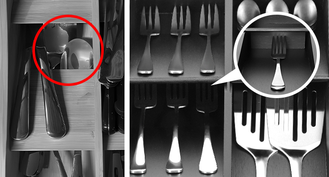 kitchen drawer organizers and storage