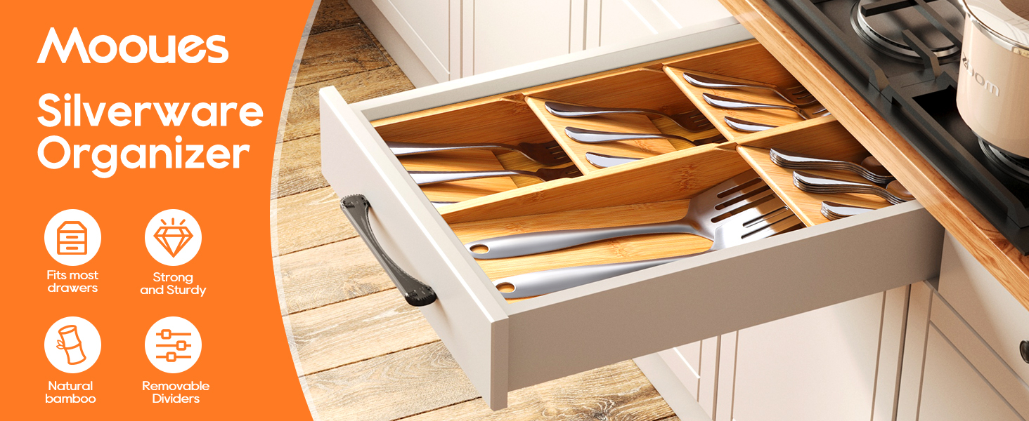 silverware drawer organizer